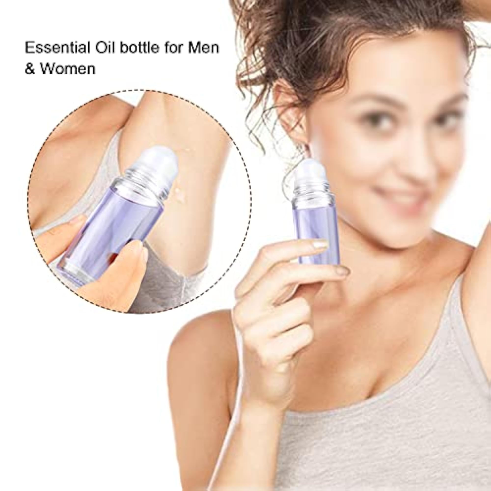4 Pcs 50ml Roll-on Deodorant Bottles